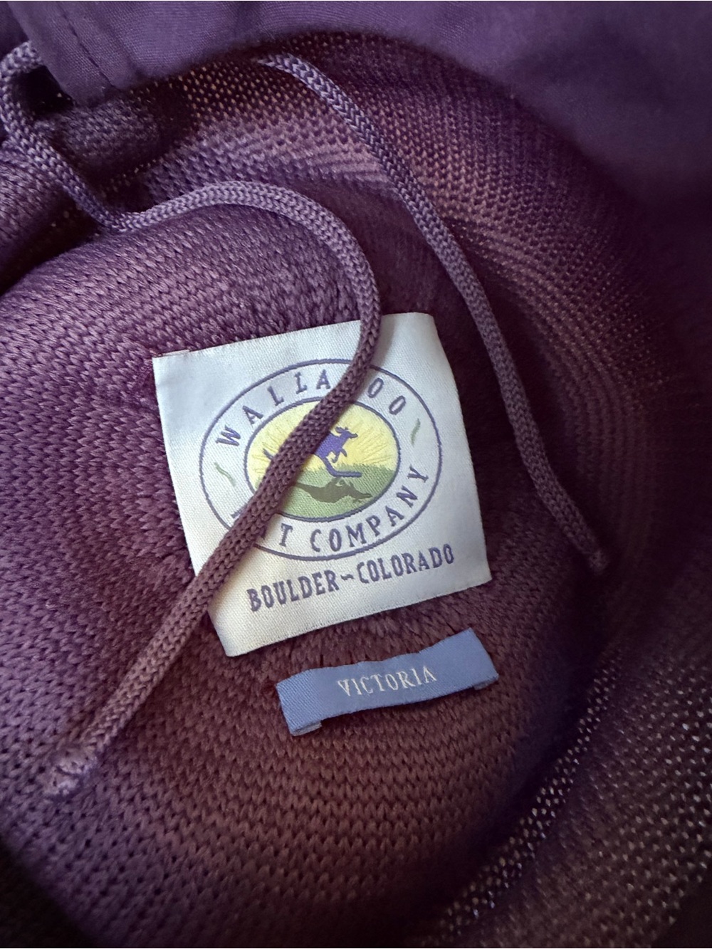 Wallaroo Hat Company Victoria Sun Packable purple - Picture 5 of 5